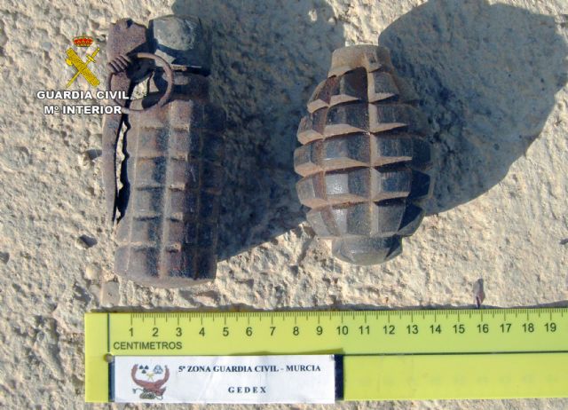 La Guardia Civil neutraliza varios explosivos localizados en los términos municipales de Mahora y Tobarra - 1, Foto 1
