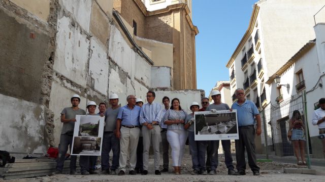 Un jardín vertical de 60 m2 y una fuente de cortina formarán parte de la nueva zona verde que el Ayuntamiento va a crear en el casco histórico de Lorca - 2, Foto 2