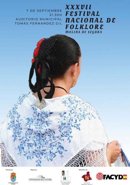 El Festival Nacional de Folclore de Molina de Segura celebra su trigésima séptima edición el sábado 7 de septiembre - 1, Foto 1