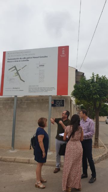 Lobosillo contará con una nueva zona peatonal compatible con el tráfico rodado - 1, Foto 1