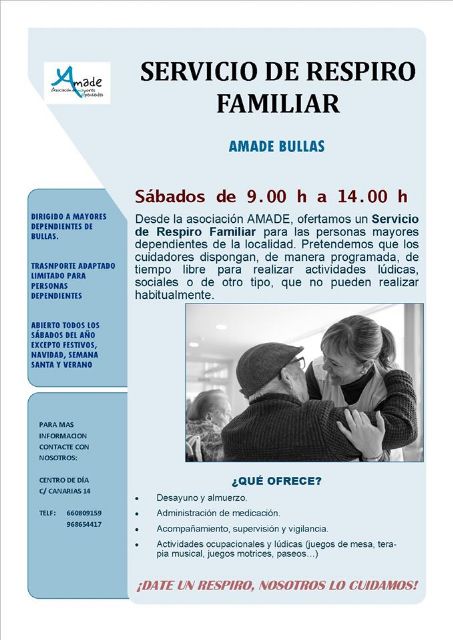 El Centro de Día abrirá también los sábados por la mañana - 1, Foto 1