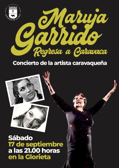Maruja Garrido regresa a Caravaca casi cincuenta años después para ofrecer un concierto el 17 de septiembre - 1, Foto 1