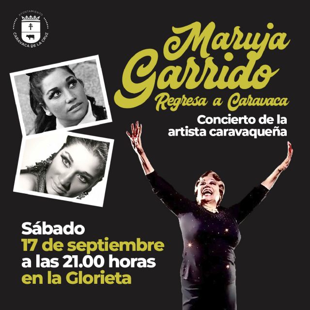 Maruja Garrido regresa a Caravaca casi cincuenta años después para ofrecer un concierto el 17 de septiembre - 2, Foto 2