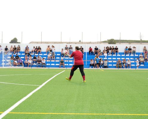 Inaugurado el nuevo césped del campo de fútbol de Alguazas con el saque de honor del futbolista local Víctor Meseguer - 4, Foto 4