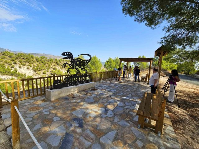 Caravaca crea un mirador en el Barranco del Gredero, uno los cinco monumentos naturales de la Región de Murcia, donde se localiza la Capa Negra - 2, Foto 2