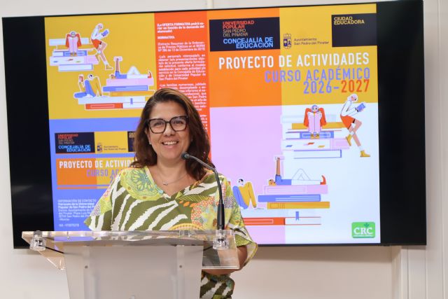 La Universidad Popular de San Pedro del Pinatar presenta su oferta formativa para el curso 2026-2027 - 2, Foto 2