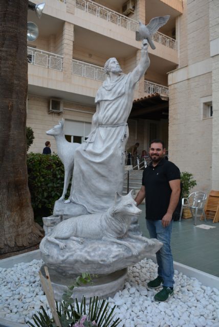 San Francisco preside desde ayer el patio de la Residencia de Ancianos de Águilas - 4, Foto 4