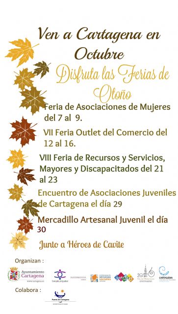 El Ayuntamiento de Cartagena convierte octubre en el mes de las ferias - 2, Foto 2