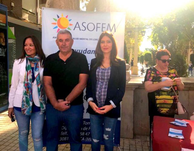 ASOFEM celebra el Día Mundial de la Salud Mental con la instalación de tres mesas informativas - 1, Foto 1