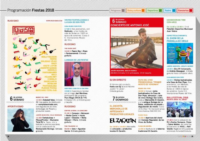 Bullas celebra durante los próximos cinco días sus Fiestas Patronales 2018 - 2, Foto 2