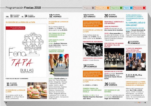 Bullas celebra durante los próximos cinco días sus Fiestas Patronales 2018 - 4, Foto 4