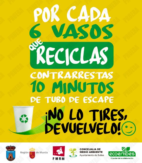 El Ayuntamiento de Bullas promueve el reciclaje en estas Fiestas Patronales - 1, Foto 1