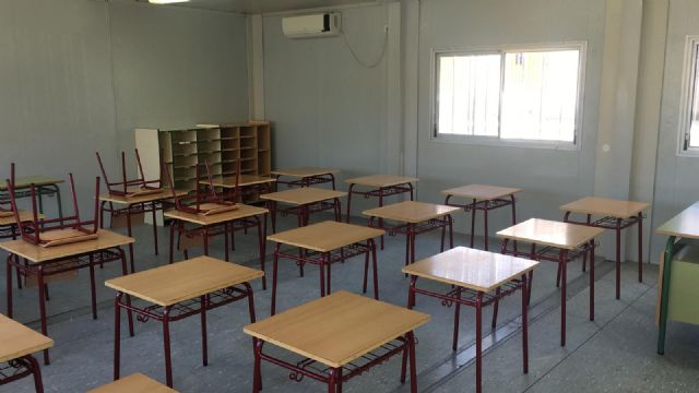Ciudadanos reclama que la Consejería de Educación se haga cargo del gasto del aula prefabricada en el Miguel de Cervantes - 1, Foto 1