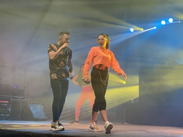 Sergio Contreras, Indara y Manuel Delgado abarrotan la Carpa Joven de las Fiestas Patronales de Puerto Lumbreras - 4, Foto 4