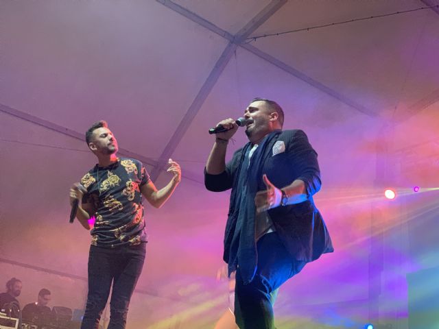 Sergio Contreras, Indara y Manuel Delgado abarrotan la Carpa Joven de las Fiestas Patronales de Puerto Lumbreras - 5, Foto 5