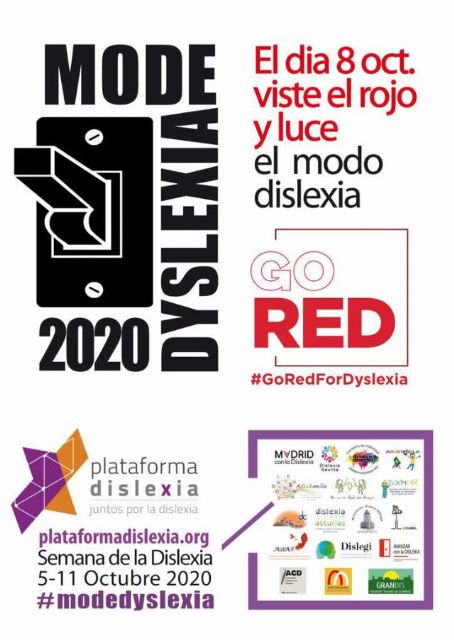 Jumilla volverá a hacer visible la dislexia iluminando de rojo el Ayuntamiento y la Plaza del Camionero - 2, Foto 2