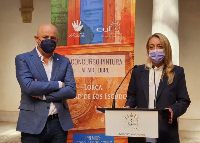 El Ayuntamiento de Lorca colabora con la Fundación Lorquimur en el I Concurso de Pintura Rápida al Aire Libre 'Lorca, Ciudad de los Escudos' - 1, Foto 1
