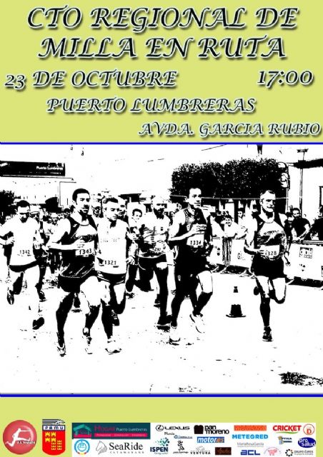 El 23 de octubre, Puerto Lumbreras dictamina los títulos regionales de milla en ruta - 1, Foto 1