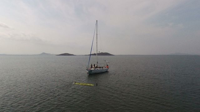 El velero de Ecologistas en Acción pionero en el cultivo hidropónico de lechugas en el Mar Menor - 1, Foto 1