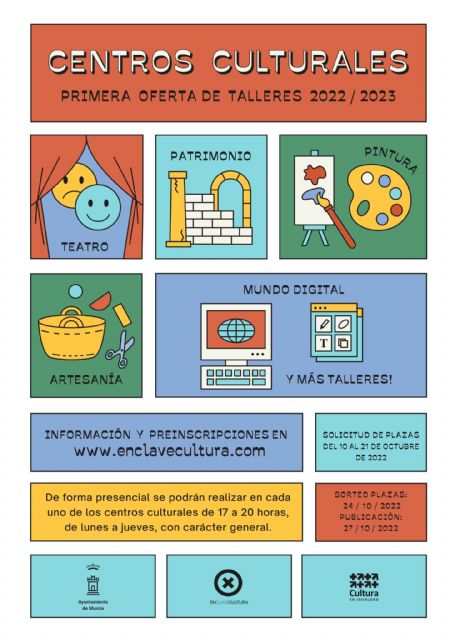 Los Centros Culturales de Murcia ofertarán cerca de 4.000 plazas y más de 220 actividades a partir de noviembre - 3, Foto 3