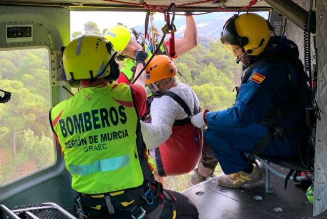 Rescatan en Sierra Espuña a una senderista con dificultad para respirar