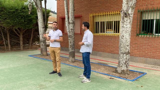 El concejal de Educación visita el colegio de Dolores - 4, Foto 4