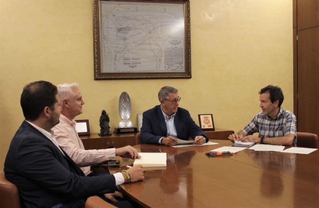 El presidente de la CHS mantiene una reunión de trabajo con el alcalde de Albudeite - 1, Foto 1