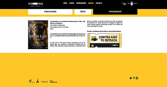 El ciclo ´Del lienzo a la pantalla´ contará con diez largometrajes presentados por distintos expertos en arte de la Región - 1, Foto 1