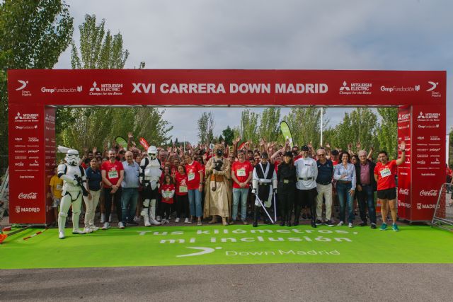 La XVI carrera de Down Madrid por la inclusión reúne a 3.100 corredores en el Parque Juan Carlos I - 2, Foto 2