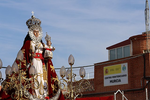 La Virgen de la Fuensanta ha visitado esta tarde el Centro Penitenciario Murcia I
