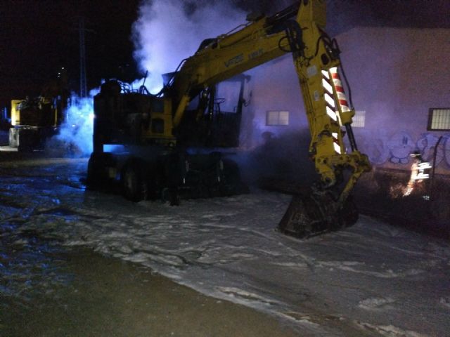 Quinto ataque contra las máquinas de las obras del soterramiento - 1, Foto 1