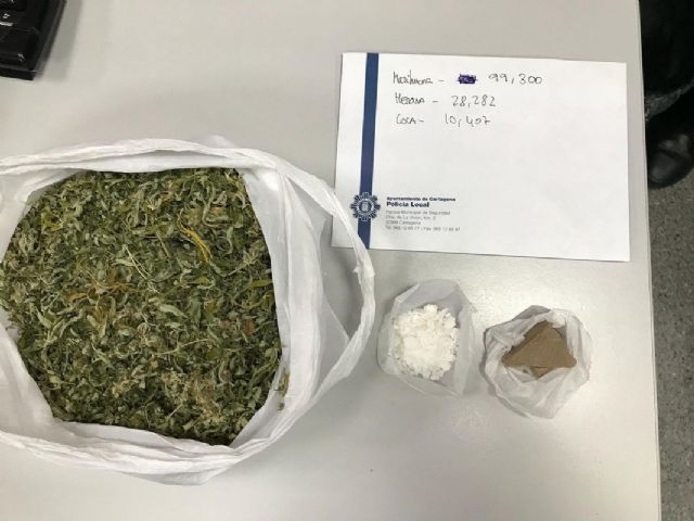 La Policía Local recupera 140 gramos de estupefacientes en Lo Campano - 1, Foto 1