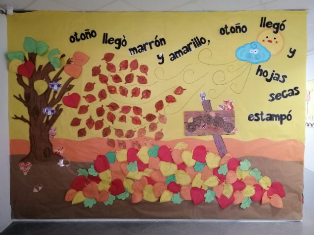 Otoño llegó marrón y amarillo... a la Escuela Municipal de Educación Infantil Colorines I Torre Pacheco - 2, Foto 2