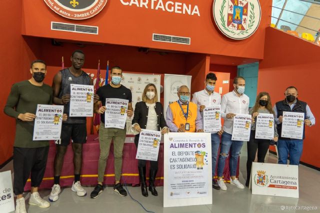 El deporte de Cartagena llama a la afición para recoger comida para el Banco de Alimentos - 1, Foto 1