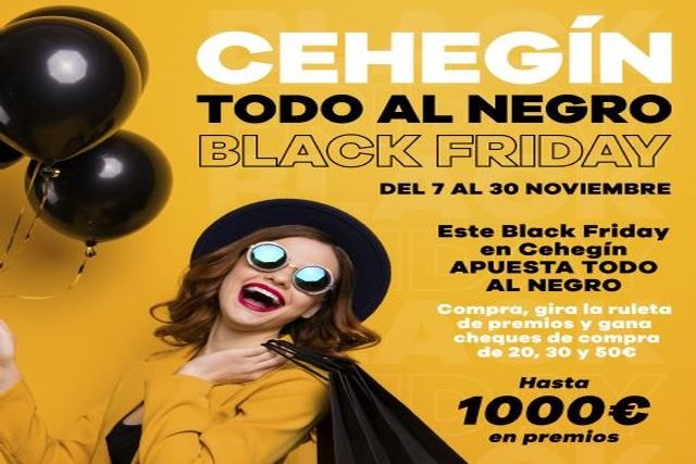Campaña de dinamización Cehegín. todo al negro´ por el Black Friday - 1, Foto 1