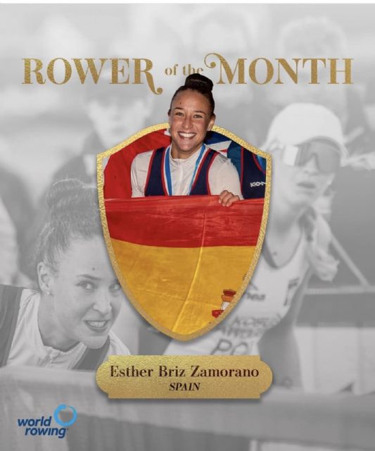 La aragonesa Esther Briz, remera del mes por World Rowing - 1, Foto 1