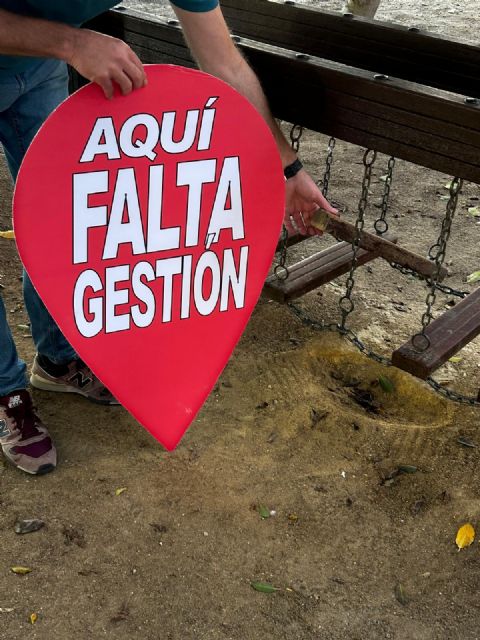 La campaña Aquí falta gestión se acerca al Parque Augusto Vels - 3, Foto 3