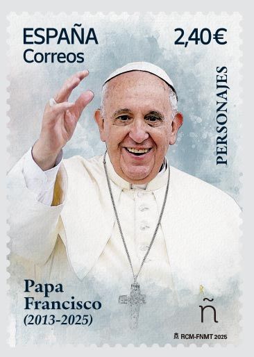 Correos emite un sello dedicado al papa Francisco - 1, Foto 1