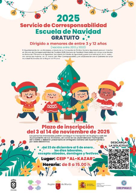 Abierto el plazo de inscripción para la Escuela de Navidad gratuita de Los Alcázares - 1, Foto 1