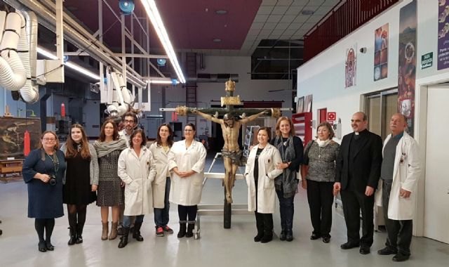 Cultura entrega la imagen del Santísimo Cristo del Amparo a la Iglesia de San Nicolás de Murcia tras seis meses de restauración - 1, Foto 1