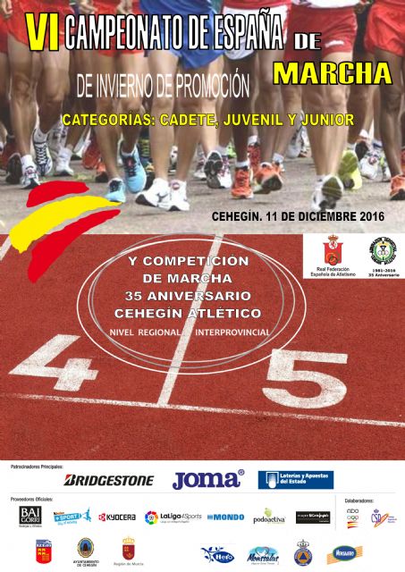 Cehegín acogerá el VI Campeonato de España de Invierno de Marcha de Promoción - 1, Foto 1