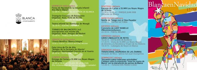 Música, teatro, arte y actividades deportivas en la programación de Blanca en Navidad - 1, Foto 1