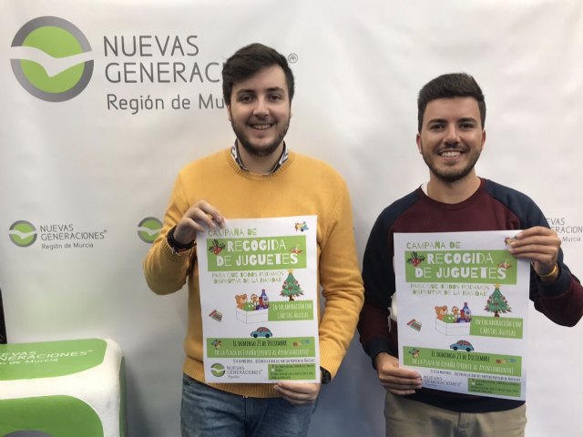 Nuevas Generaciones de Águilas presenta su tradicional recogida de juguetes “para que ningún niño se quede sin Navidad” - 1, Foto 1