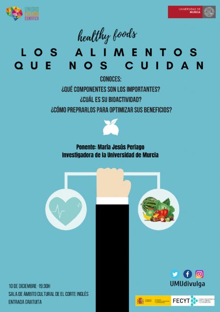 ´Los alimentos que nos cuidan´ en la una nueva charla de la UMU - 1, Foto 1