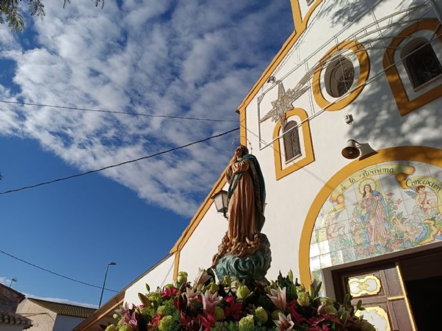 La Virgen de la Purísima del Esparragal recorre las calles de la pedanía acompañada por la Cuadrilla y cientos de vecinos - 5, Foto 5