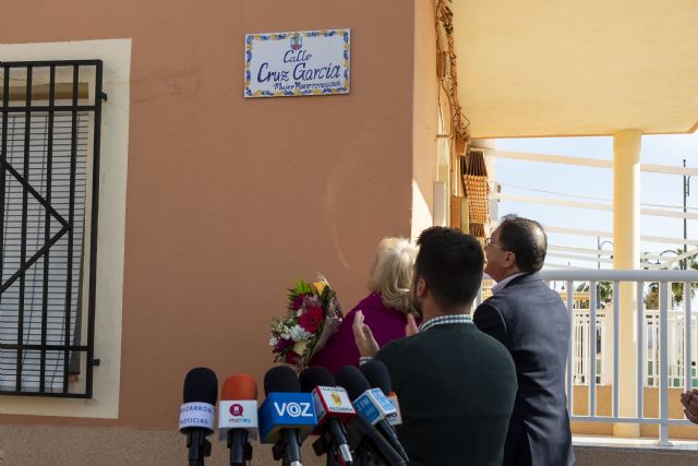 Cruz García ya tiene su calle en Bolnuevo, Foto 2