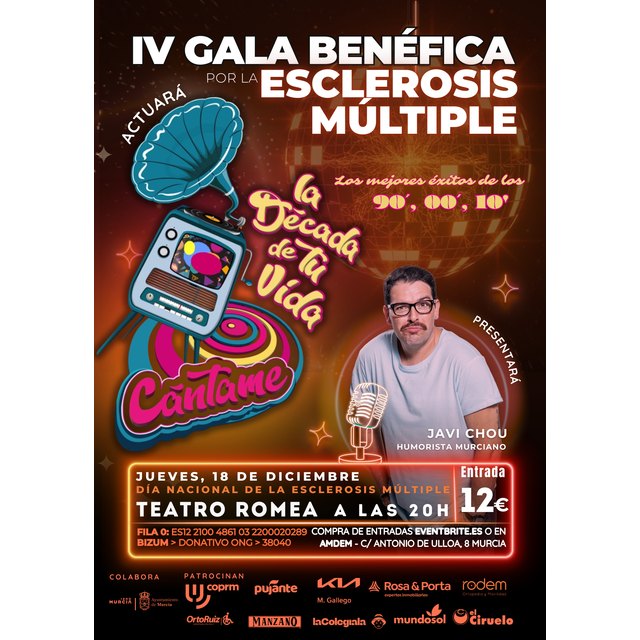 AMDEM organiza la IV Gala Benéfica por la Esclerosis Múltiple y presentará la iniciativa junto al Ayuntamiento la próxima semana - 1, Foto 1