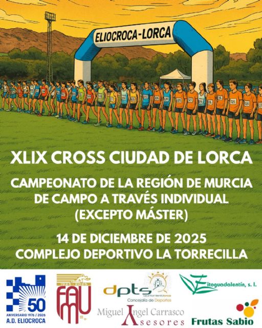 El domingo 14, Lorca decide la Liga Regional de Cross y los títulos regionales individuales - 1, Foto 1