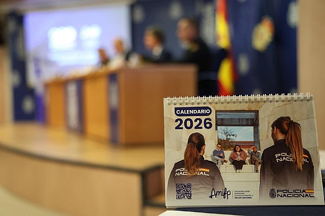La Policía Nacional y Amifp presentan su calendario para 2026 cuyos beneficios se destinarán a personas con discapacidad - 1, Foto 1