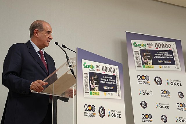 La ONCE dedica un cupón al X aniversario de la Unidad de Atención a la Familia y Mujer de la Policía Nacional - 1, Foto 1